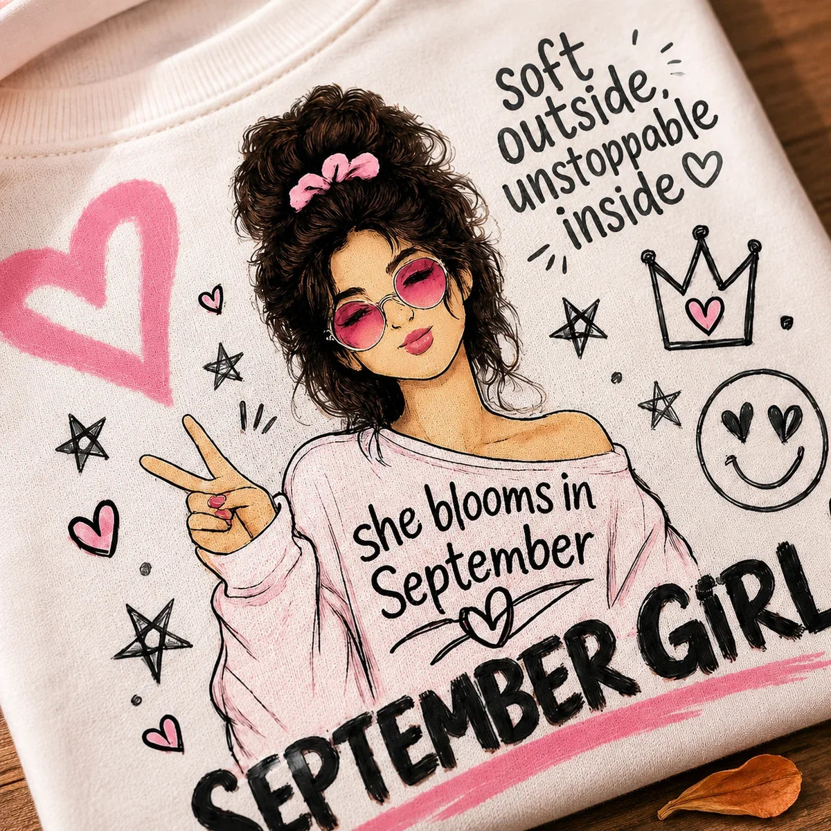 009-17- September Girl Tee | Soft & Unstoppable