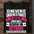 010-15- Never Underestimate A Queen - October