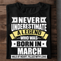 003-16- Never Underestimate A Legend - March