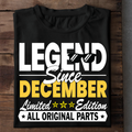 012-12- Legend Since - December